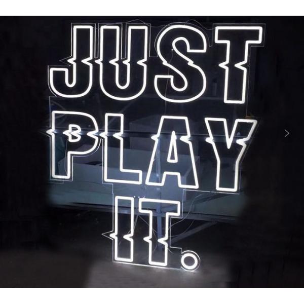 Advertisement LED Logo Sign Board Light Up Word High Transmittance Water