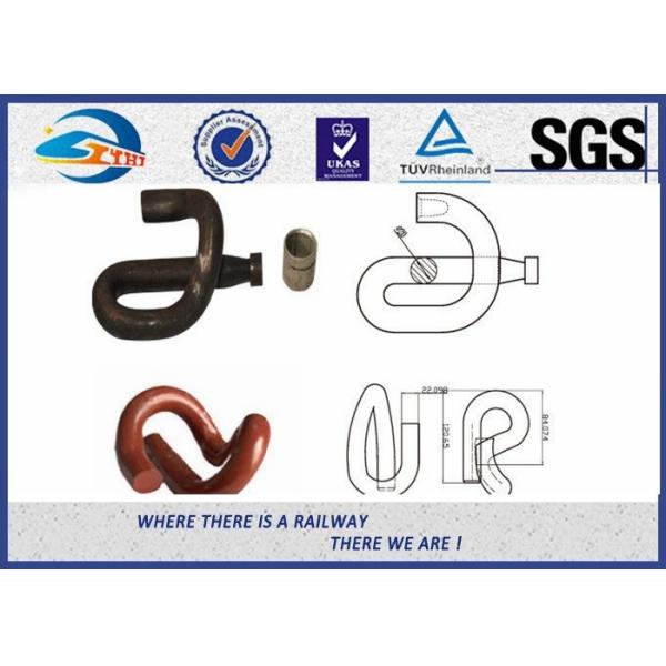 Quality E Elastic Rail Clips 60si2mna Railroad Fast Clip DIN17221 BS970 GB / T1222 wholesale