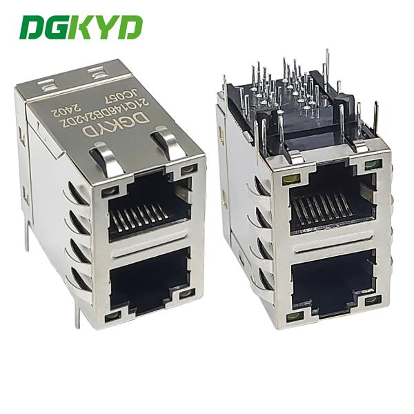 DGKYD21Q146DB2A2DZJC057 2X1 Dual Port Modular Interface RJ45 Ethernet Gigabit