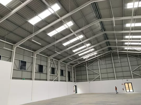 Precast high-strength H-shaped steel structure warehouse building in China factory