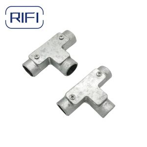 20MM GI Electrical Conduit Fittings Hot DIP Galvanized Tee Elbow