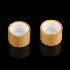 Bamboo Thread Flat Bottle Cover With Plastic Inner