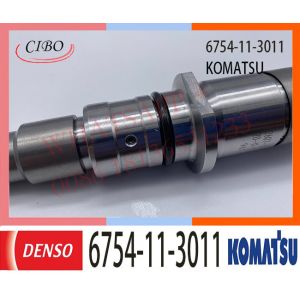 6754-11-3011 KOMATSU Fuel Injectors 0445120231 PC200-8 PC220-8 Excavator 6D107