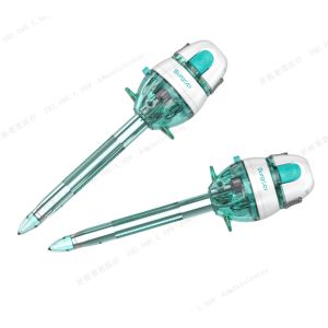 10mm Plastic Single Use Trocar Laparoscopic Optical Trocar and Cannula