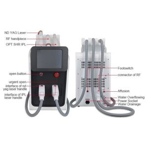 1064 Nm Picosecond Laser Tattoo Removal Machine 3 In 1 Ipl Rf Handle