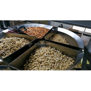 Mixed Nuts Weighing And Packing Machines Fill Automatically MCU Control