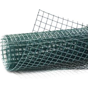 10 Gauge Powder Anti Climbing Fence Iron Wire Mesh Pvc Coated Welded Mesh Rolls