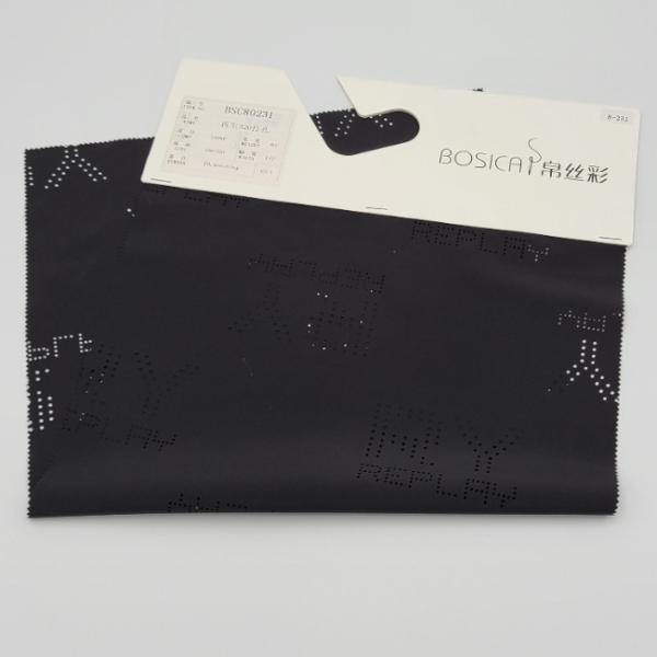 300T Lining Graphic Print Upholstery Fabric Laser Punching Polyester Pongee