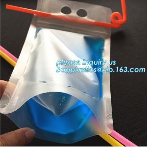 Biodegradable Zipper Water Plastic Drink Pouch Bags,Unique design 5L Spout Pouch