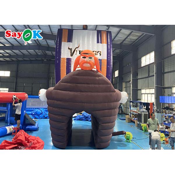 Quality 210D Oxford Pirate Ship Theme Inflatable Tunnel For Advertising wholesale
