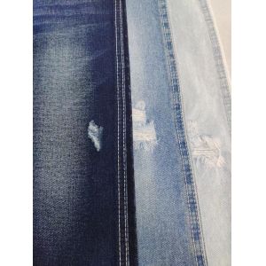 Super-Soft Dark Indigo woven Denim Fabric 11.5oz Non-Stretch For Jeans