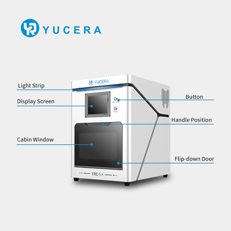 Yucera 5 Axis High Precision Dental Zirconia Milling Machine 5 Axis CNC for CAD