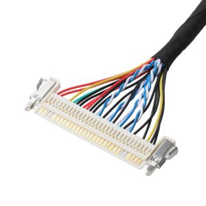 JAE FI-X30HL 30P 1.0mm Pitch To JAE FI-S20S 20P And SHLP-6P LVDS Cable Assembly