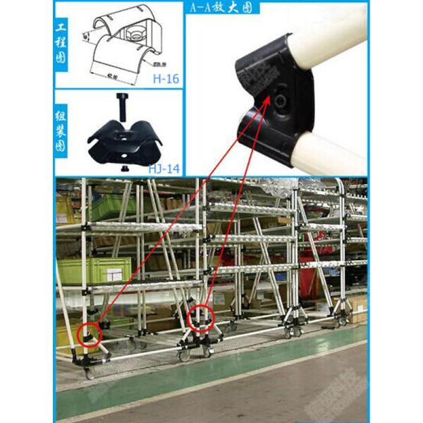 Angle Consolidation Connector Flexible Metal Pipe Joints for Assemble Line