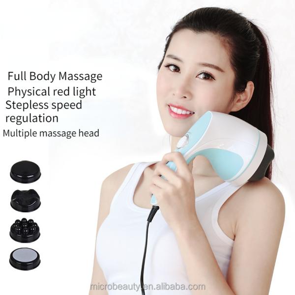 Handheld Electric Vibrating Massage Gun Full Body Relief Massager Machine