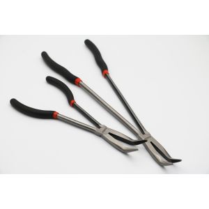 45 Degree Angle Needle Nose Pliers Long Reach Bent Chain Nose Pliers 16"