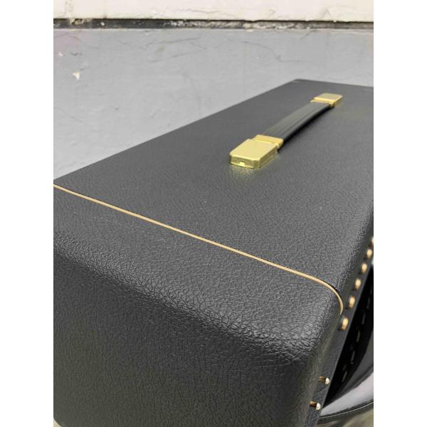 Custom Grand JTM45 Handmade Amp Head 50W in Black with Imported Gold Stripe AAAAA Grade Cabinet