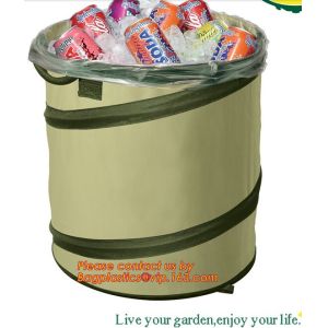 Collapsible Leaf Oxford Biodegradable Garden Leaf Collector Bag POP UP Durable