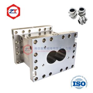 Segment Barrel For Zsk plastic Co-Rotating Twin Screw Extruder With Alloy Linner Screw and barrel
