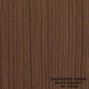 Engineered Walnut Wood Veneer Quarter Cut Vertical Grain WT-C942S / 943S / 983S