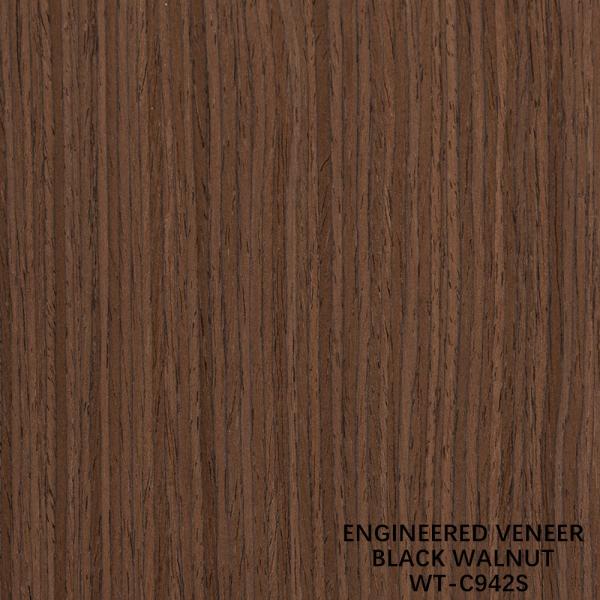 Engineered Walnut Wood Veneer Quarter Cut Vertical Grain WT-C942S / 943S / 983S