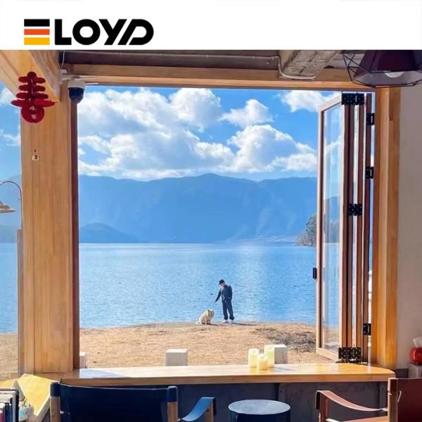 Quality High-Security Aluminum Folding Window with Multi-Point Lock wholesale