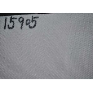 OEM High Stretch Mesh Fabric Acid Resistance With White And Blue Color