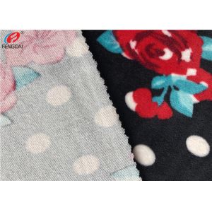 Super Soft Polyester Microfiber Spandex Velvet Fabric / Minky Plush Fabric