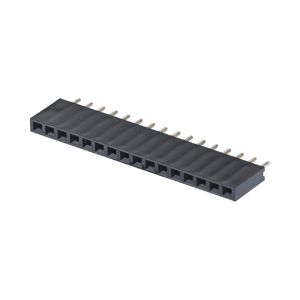 Single Row 180 Degree 40P Female Header Connector 2.54mm Pitch 8.5mm Height