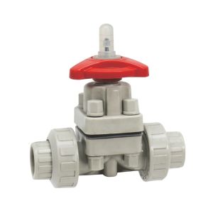 Cheap PVC UPVC CPVC Plastic Pneumatic Diaphragm Valve With Double True Union Socket for sale