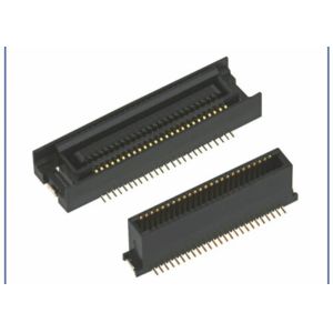 0.8mm board to board smt connector plug / socket black phosphor bronze polyester