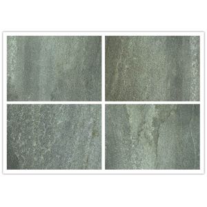 High Hardness Slab Stone Effect Porcelain Tiles 600x600 Mm Long Life Span