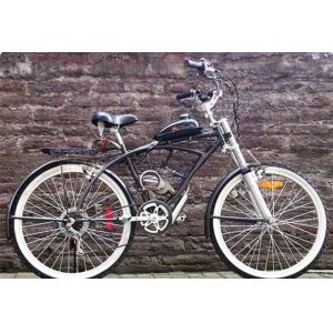 Electric Beach Cruiser Bicycle with 50cc Motor 2015 Model Steel Frame Electric