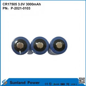 CR17505 3.0V 3000mAh For Smart Instruments Medical Equipment Transportation And
