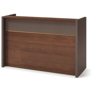 BAILI 1.6M Office Reception Desks Melamine Wooden Reception Desk