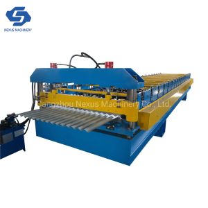Cheap Automatic Control Corrugated Roofing Sheet Roll Forming Machine with Hydraulic Cut for sale