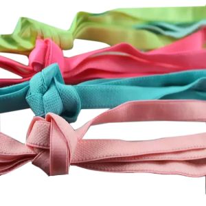 Cheap Braided 10mm Nylon Webbing Spandex Bra Elastic Band Blue Green Pink for sale