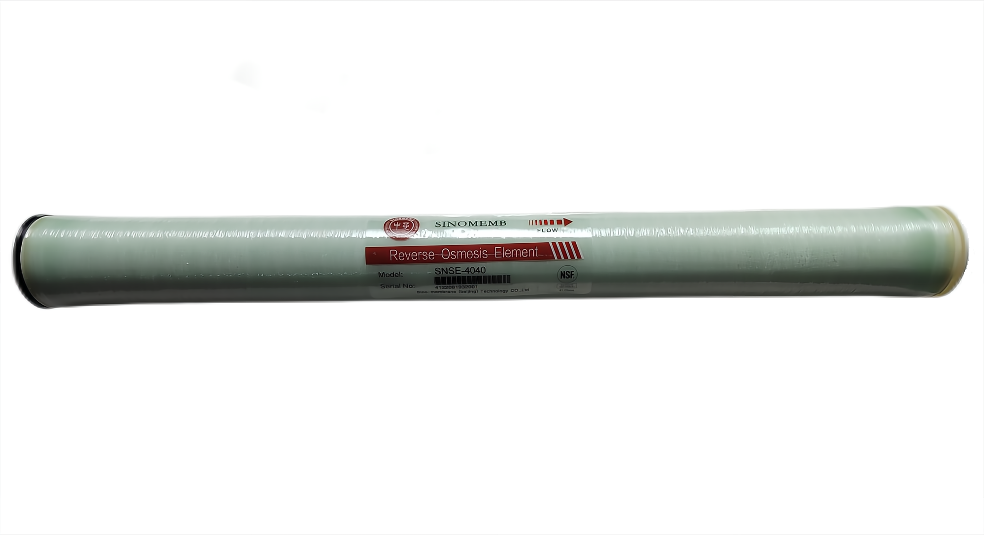 150PSI Pressure Low Pressure Membrane 2300GPD 99.5% Salt Rejection Reverse