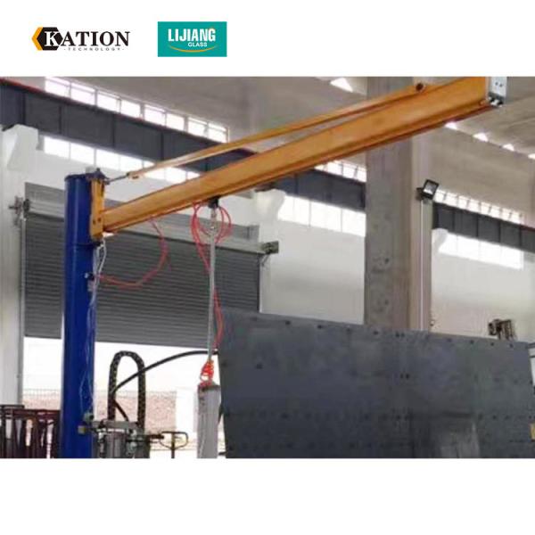 Quality 260 500 800 KG Glass Cantilever Jib Crane And Glass Loading Unloading Machine wholesale