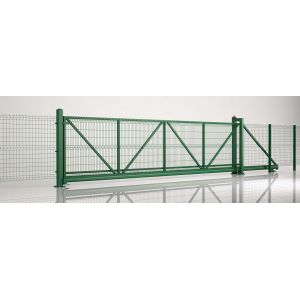 China H2m X W10m 3D Curved Steel Wire Mesh Fence Access Control Fence For Safety on sale
