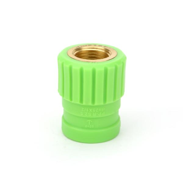 DIN8007 / 8078 Green Ppr Pipe Accessories With Good Impact Strength