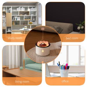 Newest Luxury Volcanic Flame Aroma Diffuser Oil Aroma 360 Diffuser Ultrasonic