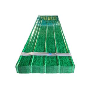 Grass Patterned Color Coated Steel Roof Sheet For Construction Site Fence