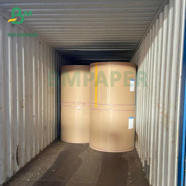 High Tensile Strength 80GSM 90GSM Semi Extensible Kraft Paper For Cement Bags