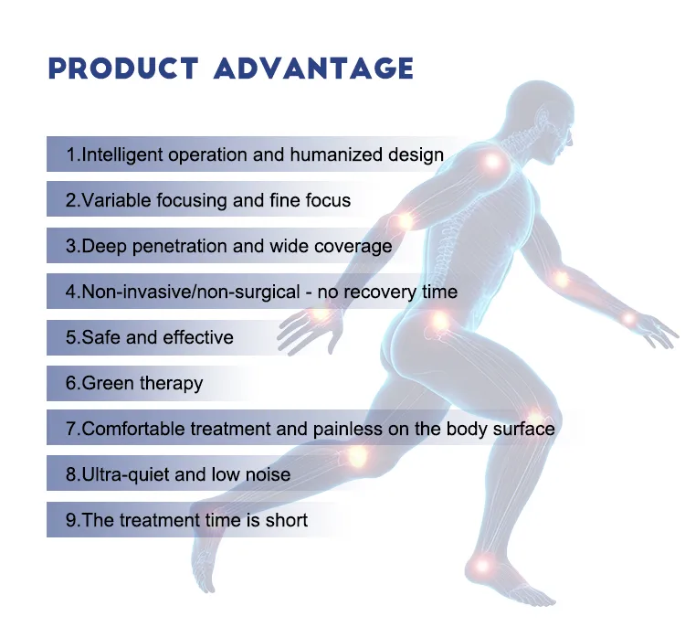 Therapy Physiotherapy Equipment ED Shockwave Therapy Machine