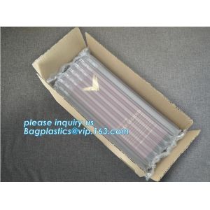 China double wine bottle air bag packing, wine bottle air column bag packing, Inflating PE Film, cushion pillow air bag, cushi on sale