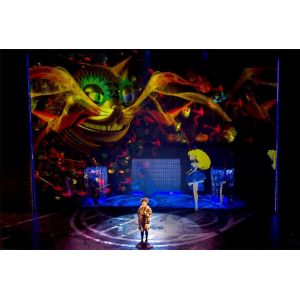Invisible 3D Hologram Mesh Screen Live Hologram Projection 78% Transparency