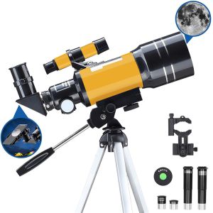 Eyepice 70x300mm Refractor Telescope For Astronomy
