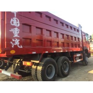 HOWO Used Dump Trucks 375 Hp 6X4 Model For Mining Transport ISO Approved