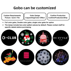 Free Custom Logo Gobo Projector Advertising Lights 40W LED Sign Wall Projection